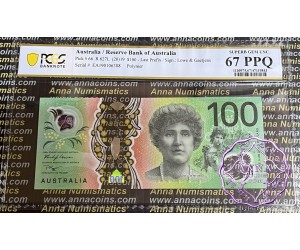 2019 R627L EA19 $100 Lowe/Gaetjens PCGS 68 PPQ